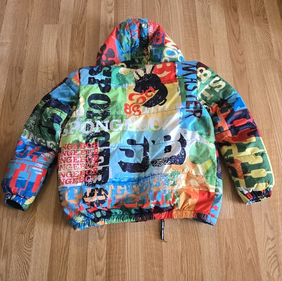 Members Only Spongebob Jacket Men Size M - Picture 5 of 10